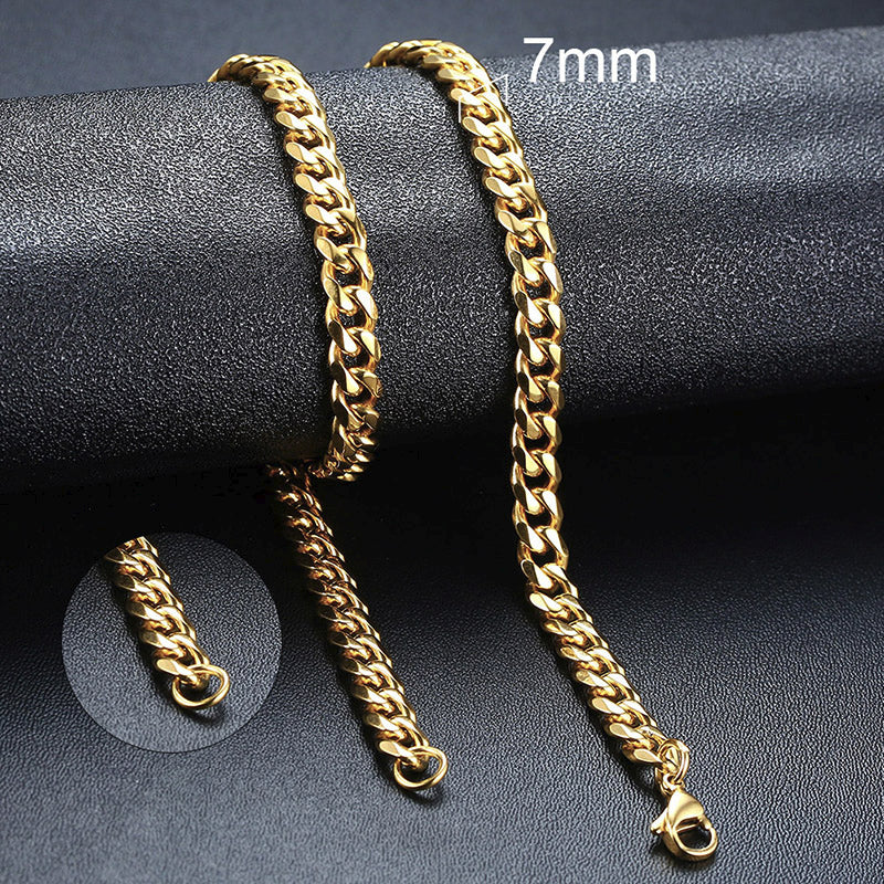 7mm Cuban Link Chain