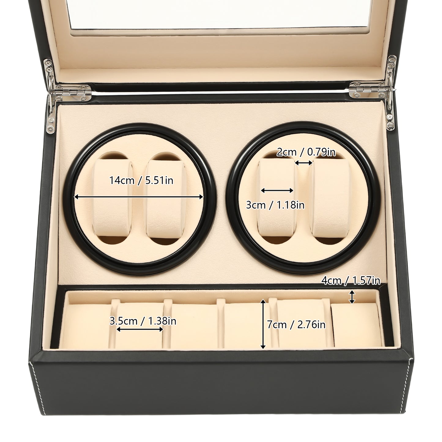 Winder Integrated Watch Box (10-Slot)